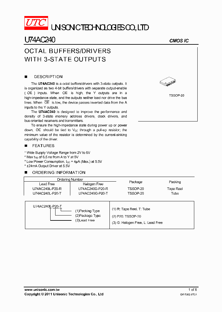 U74AC240_4466290.PDF Datasheet