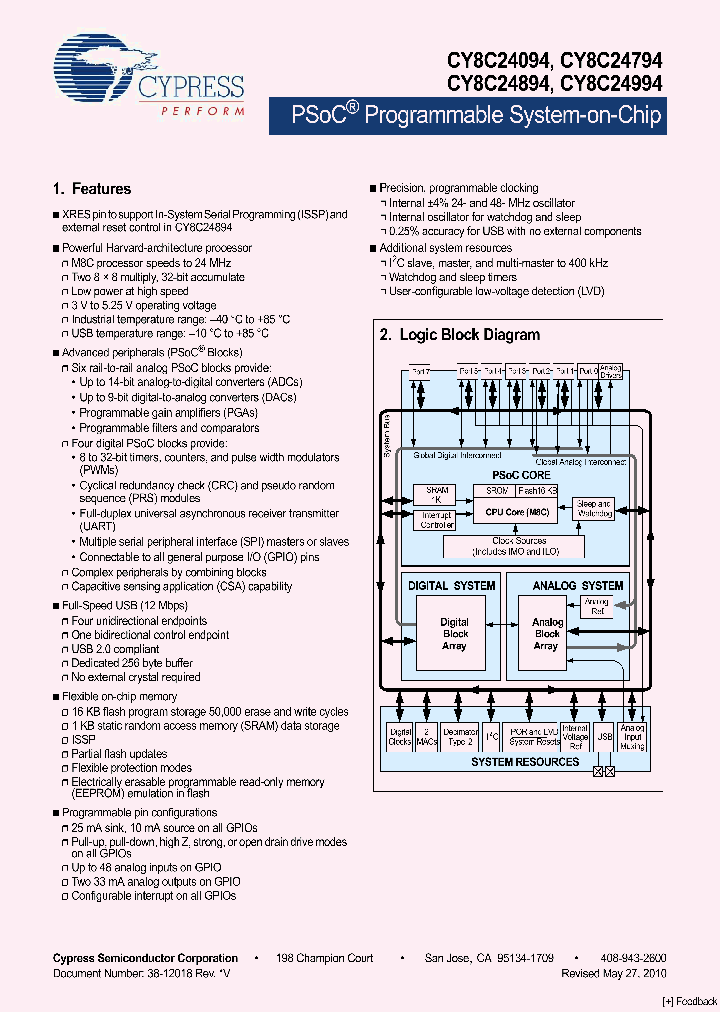 CY8C24094-24AXI_4467022.PDF Datasheet