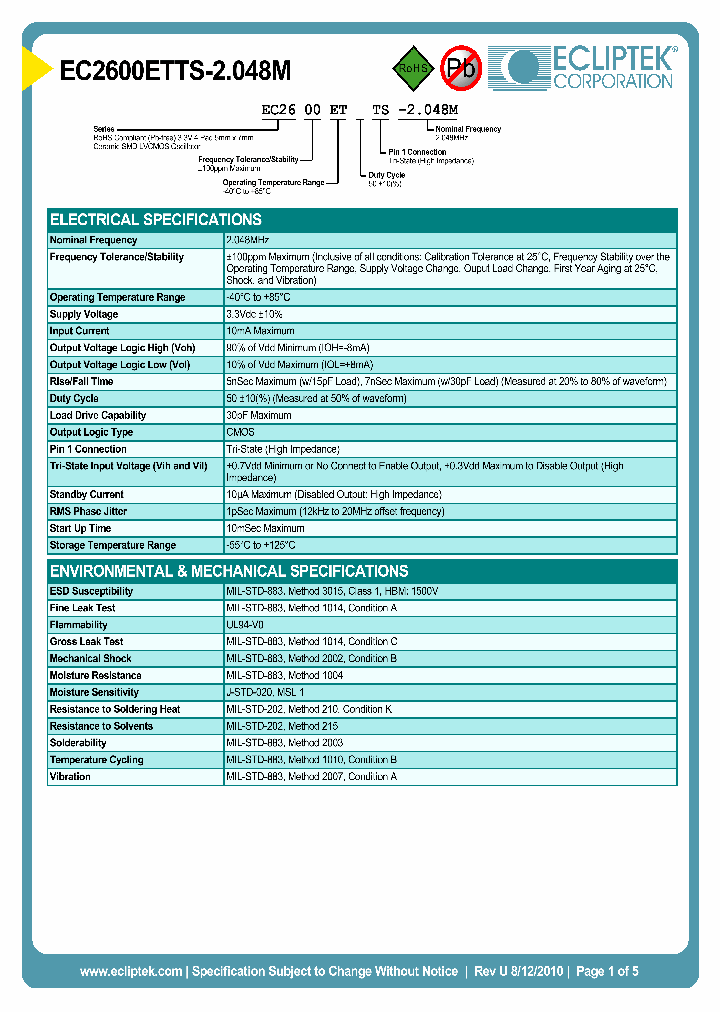 EC2600ETTS-2048M_4468212.PDF Datasheet