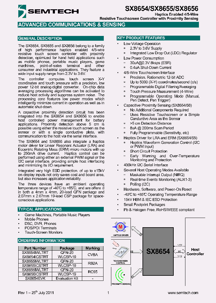 SX8654ICSTRT_4468280.PDF Datasheet
