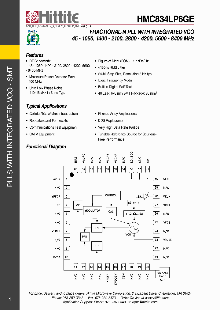 HMC834LP6GE_4468394.PDF Datasheet