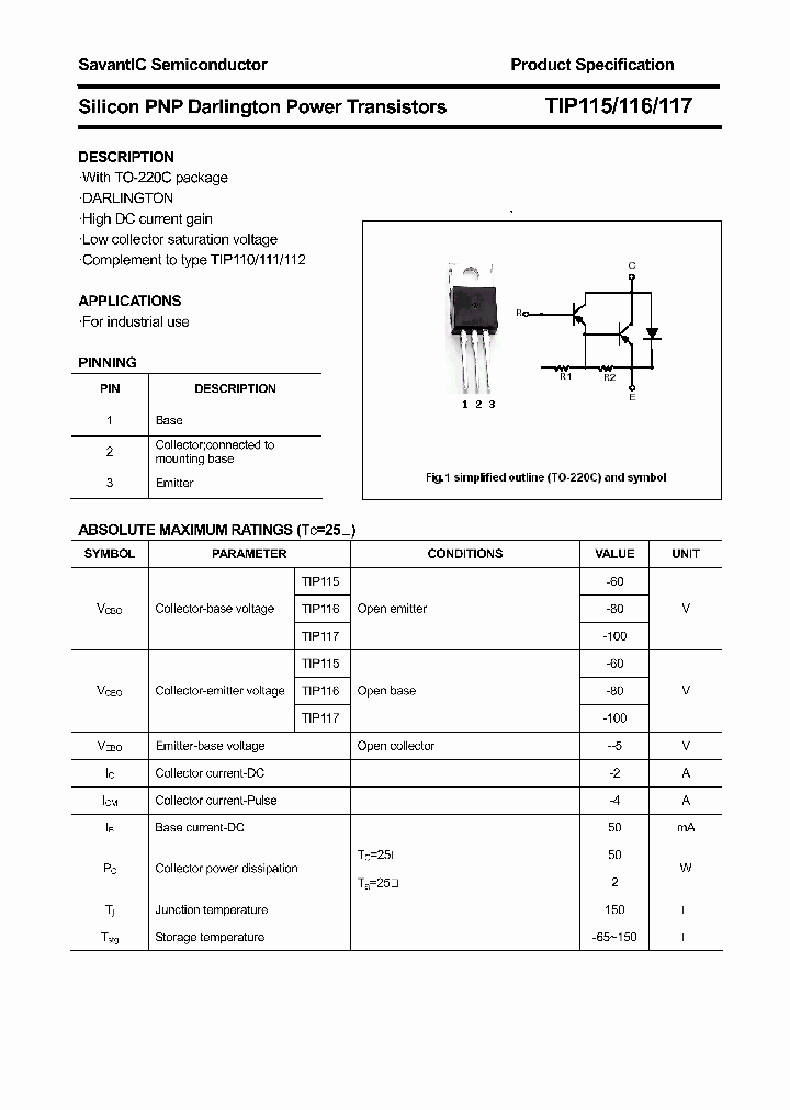 TIP116_4468946.PDF Datasheet