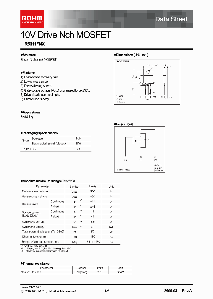 R5011FNX_4469253.PDF Datasheet