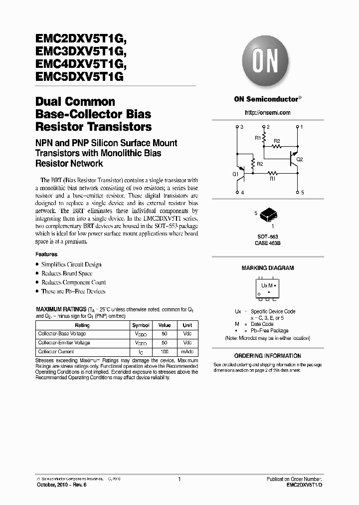 EMC4DXV5T1G_4472751.PDF Datasheet