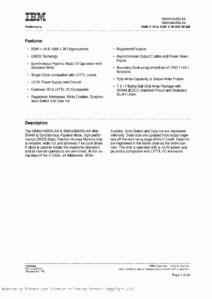 IBM04184BSLAA-7_4475205.PDF Datasheet