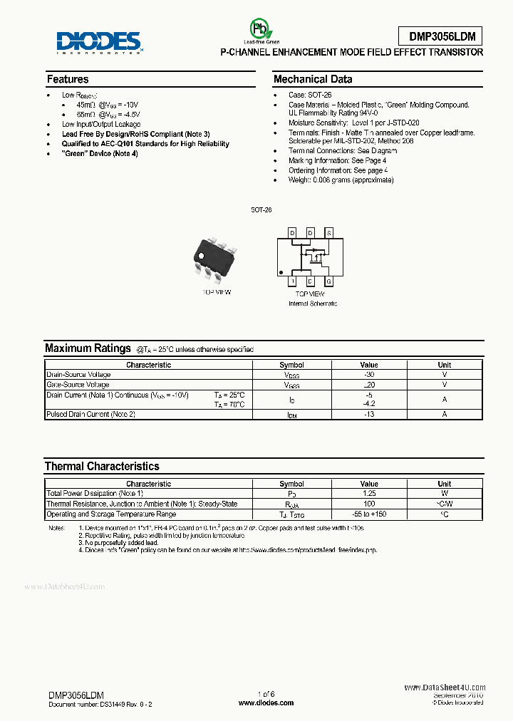 DMP3056LDM_4475283.PDF Datasheet
