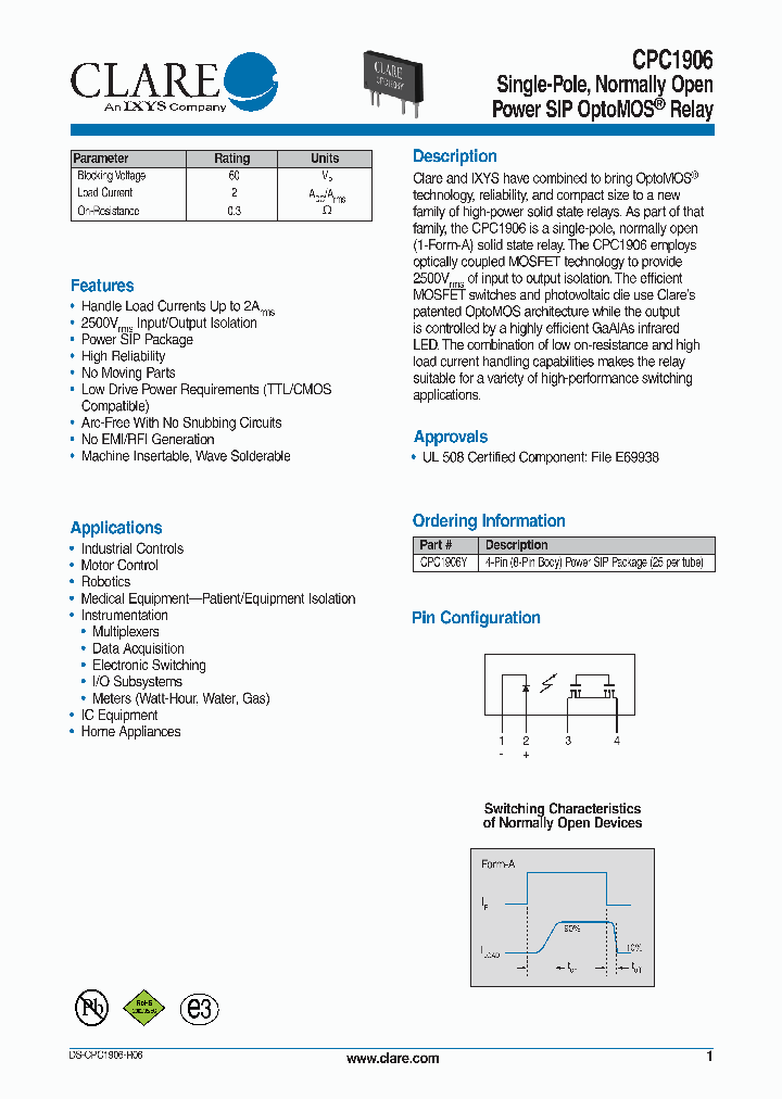 CPC1906Y_4477970.PDF Datasheet