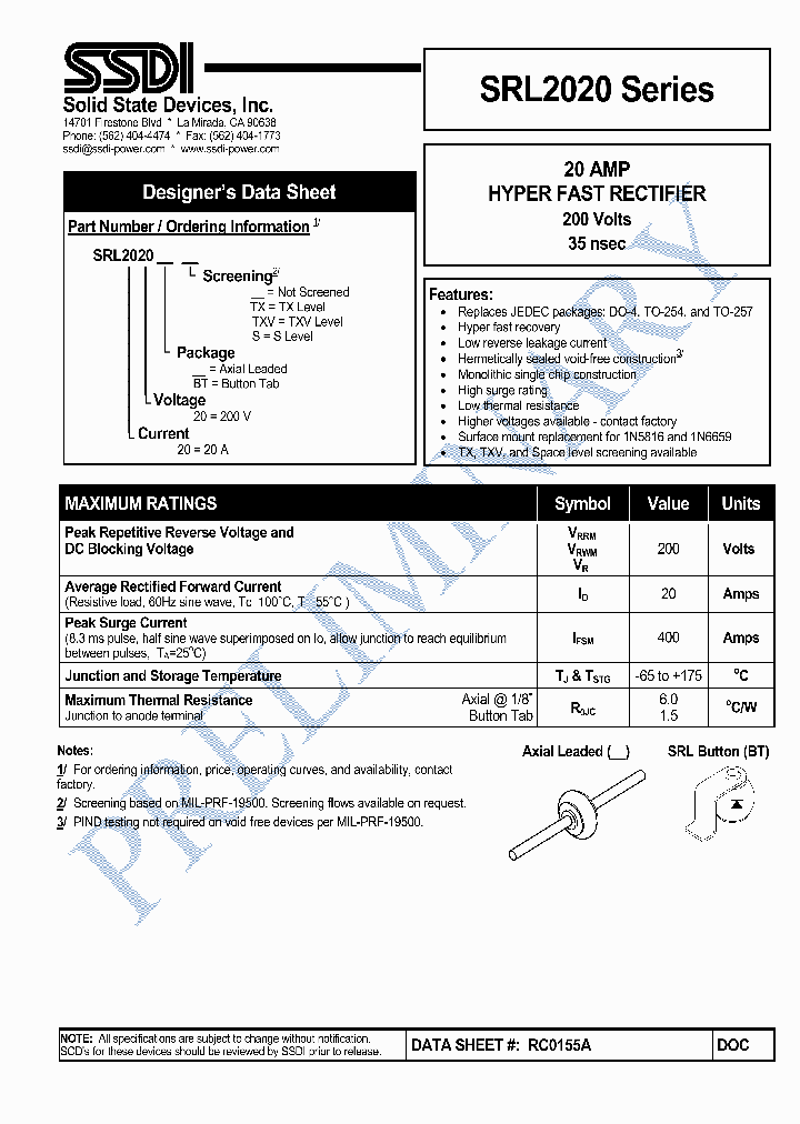 SRL2020_4478388.PDF Datasheet