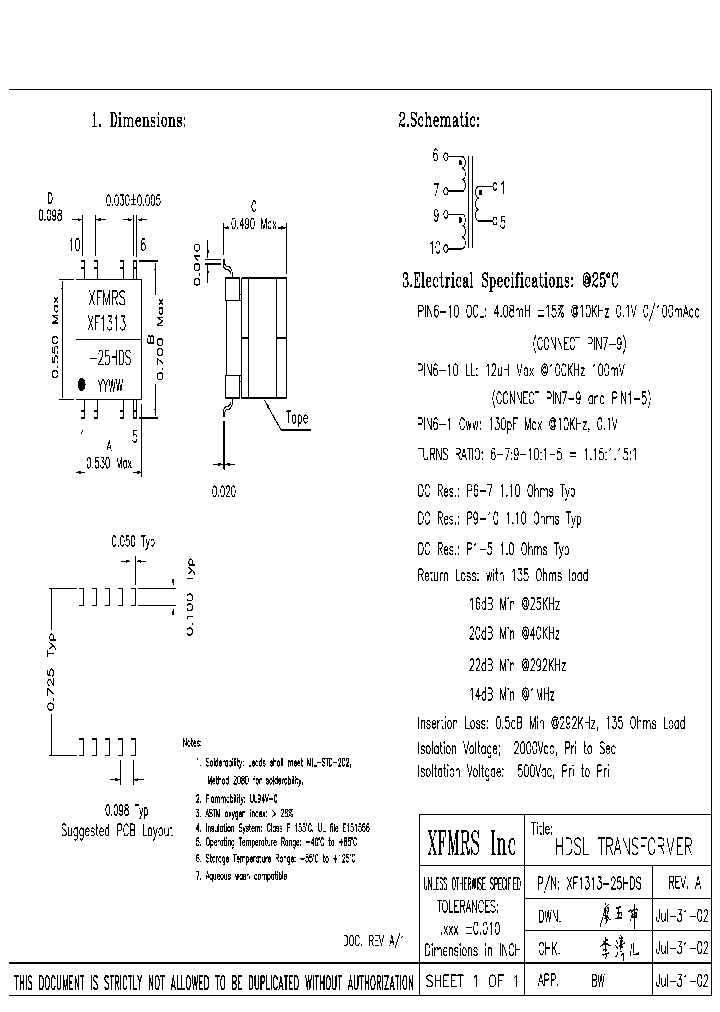 XF1313-25HDS_4478539.PDF Datasheet