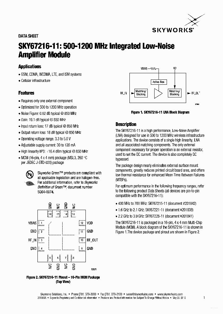SKY67216-11_4479167.PDF Datasheet