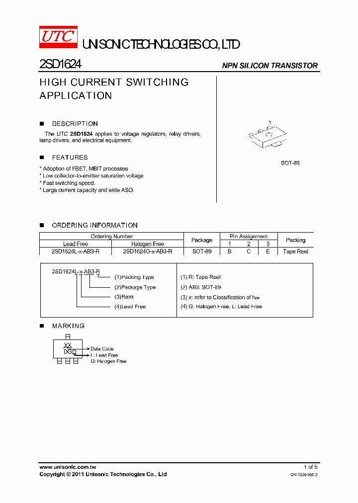 2SD1624_4480735.PDF Datasheet