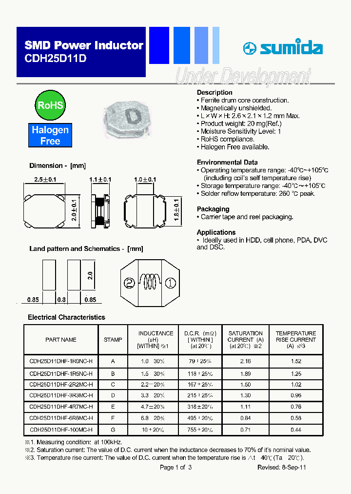 CDH25D11DHF-6R8MC-H_4481184.PDF Datasheet