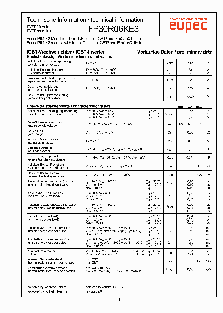 FP30R06KE3_4481225.PDF Datasheet
