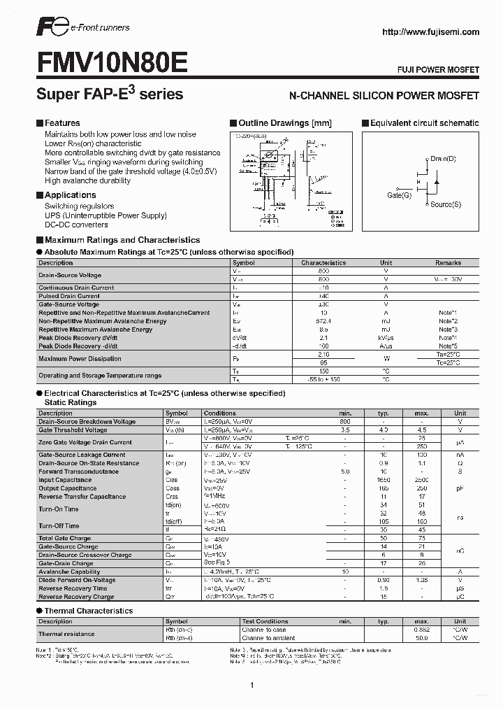 FMV10N80E_4482385.PDF Datasheet