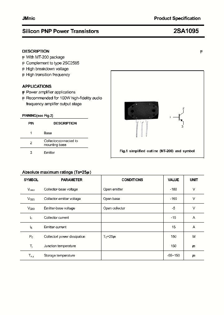 2SA1095_4484494.PDF Datasheet