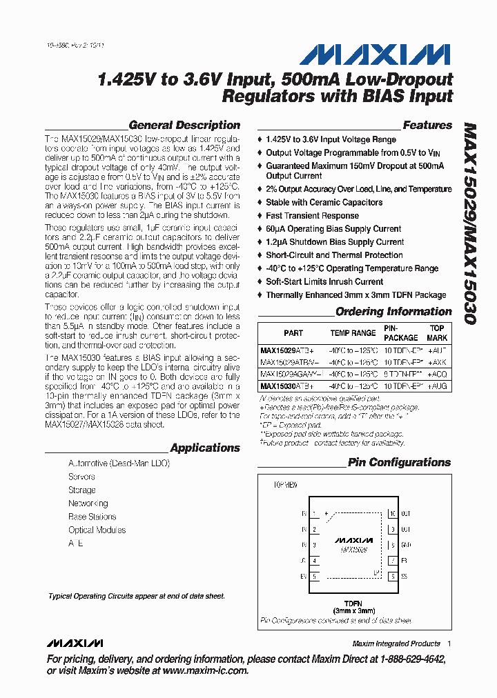 MAX15029ATBT_4486159.PDF Datasheet