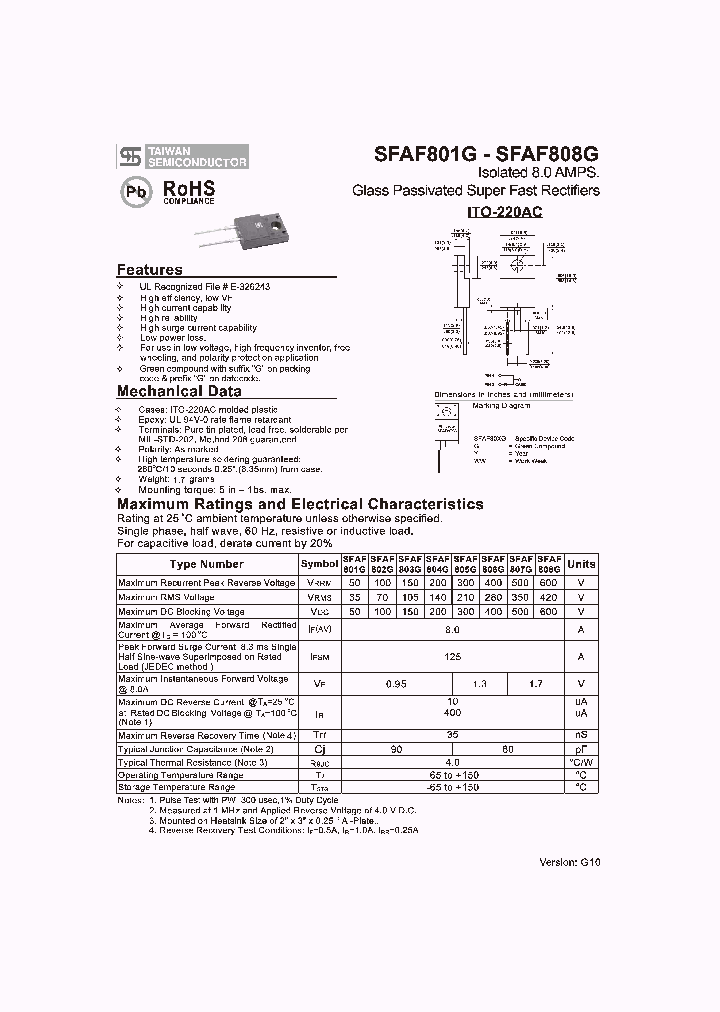 SFAF801G10_4487017.PDF Datasheet