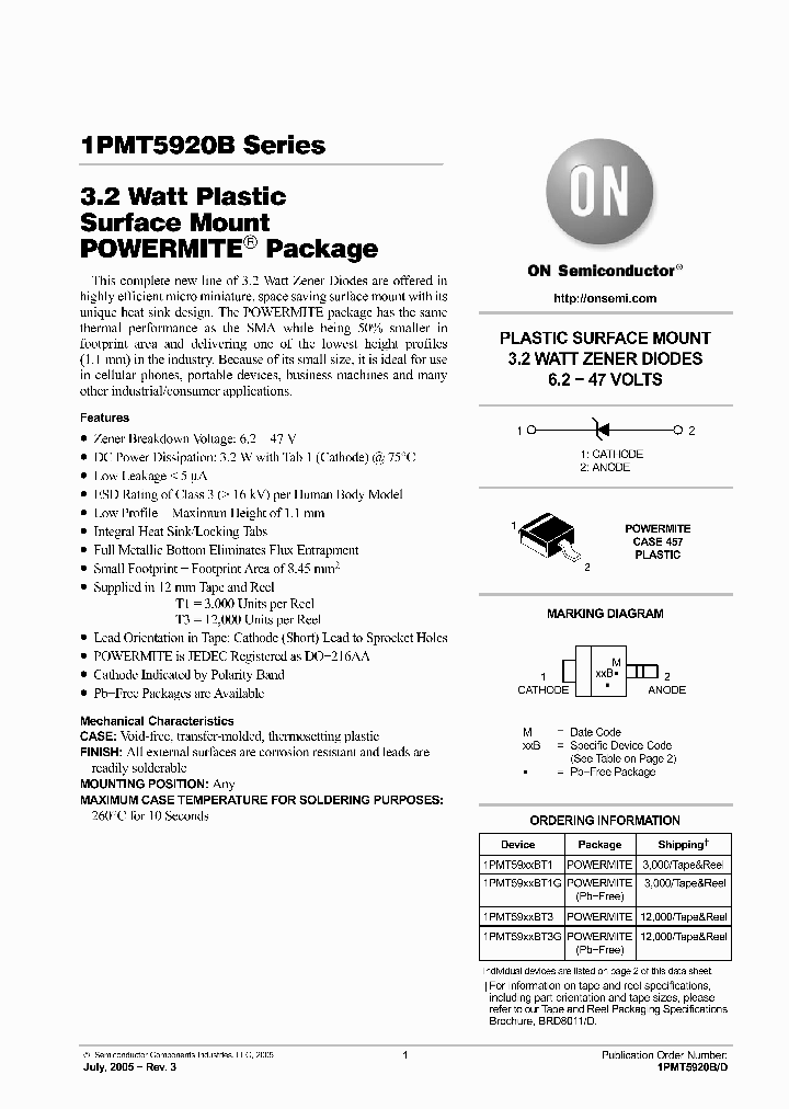 1PMT5939BT3G_4487095.PDF Datasheet