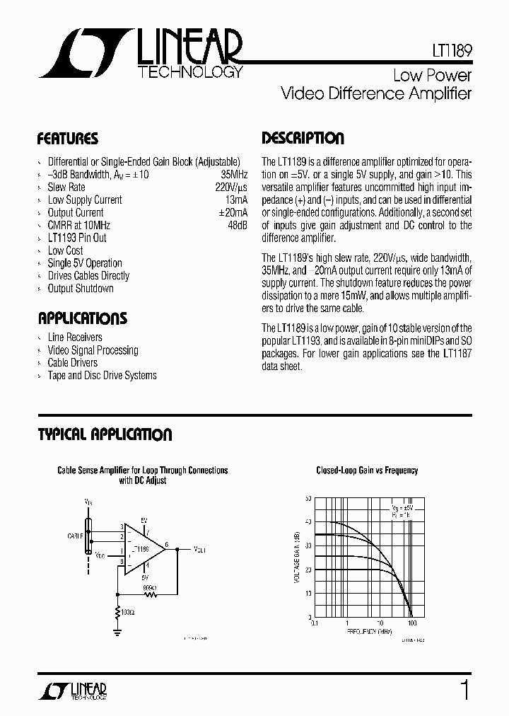 LT1189CS8TR_4488517.PDF Datasheet