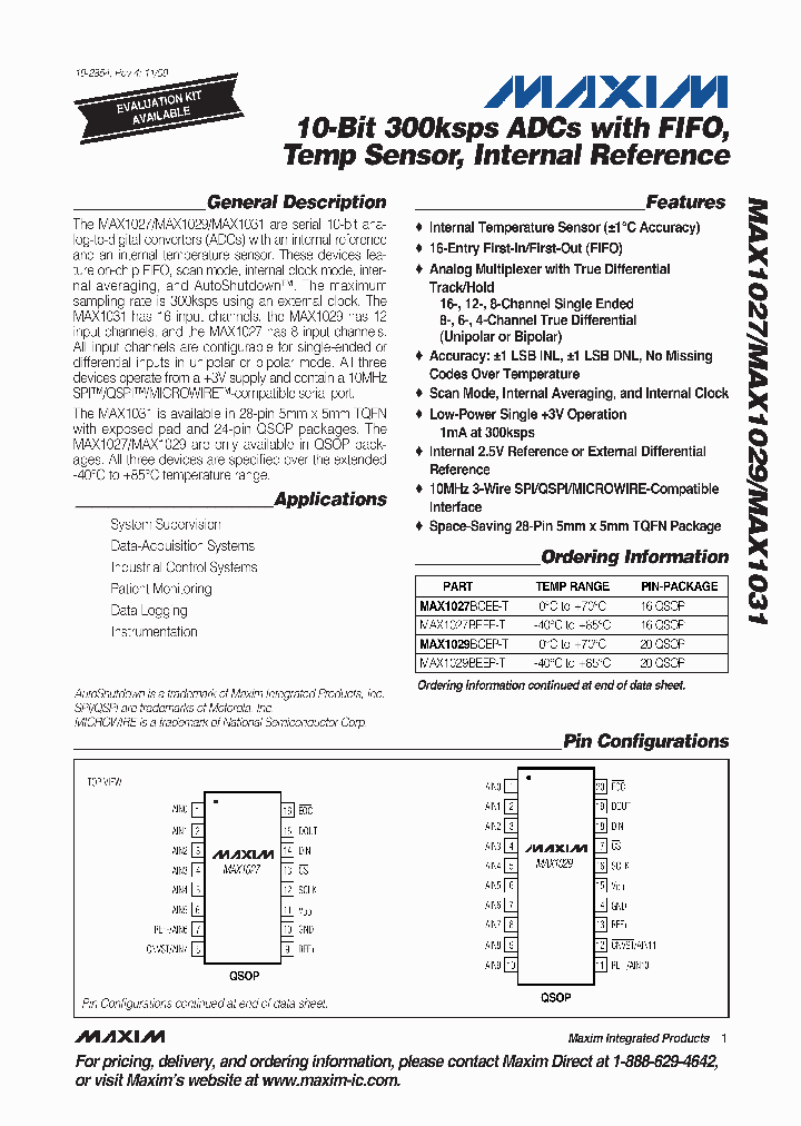 MAX1029BEEP_4488087.PDF Datasheet