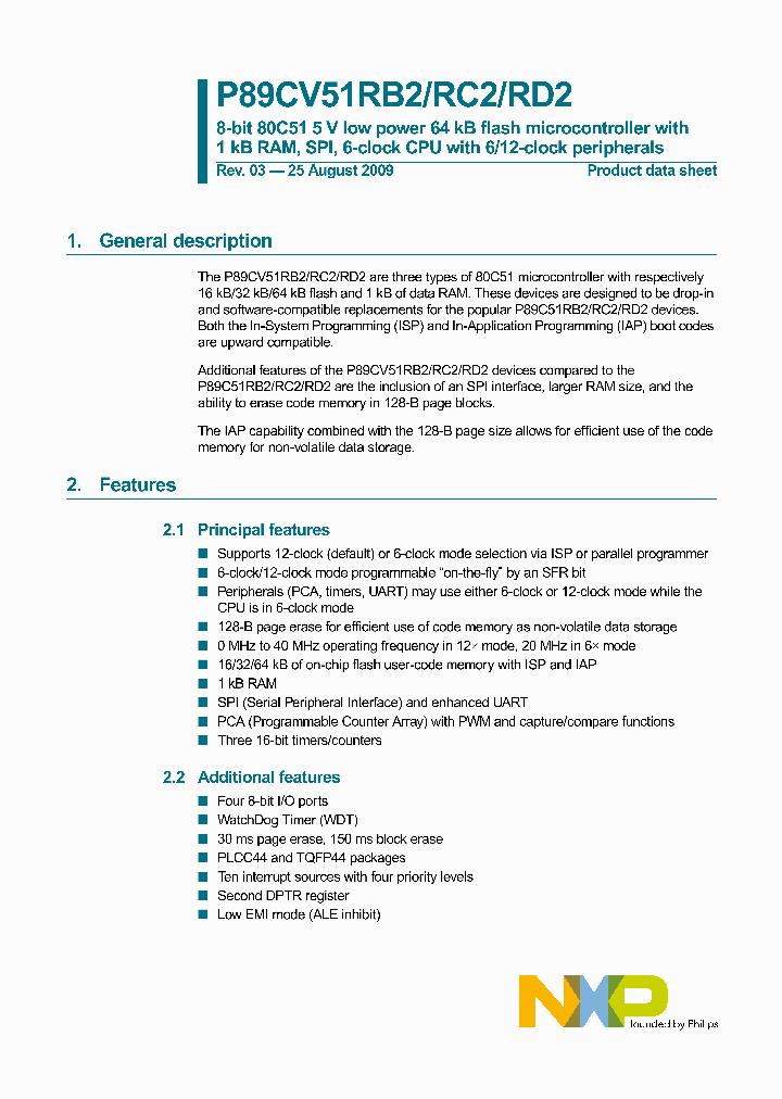 P89CV51RD2FA512_4488640.PDF Datasheet