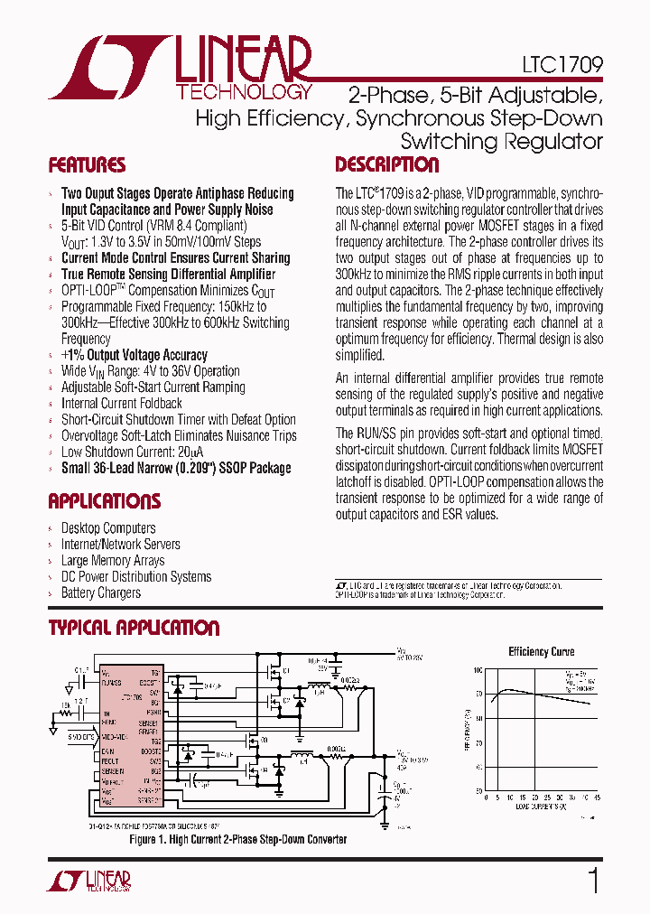 LTC1709EGTR_4489422.PDF Datasheet