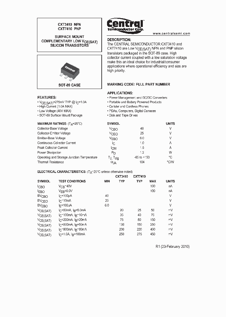 CXT3410_4490053.PDF Datasheet