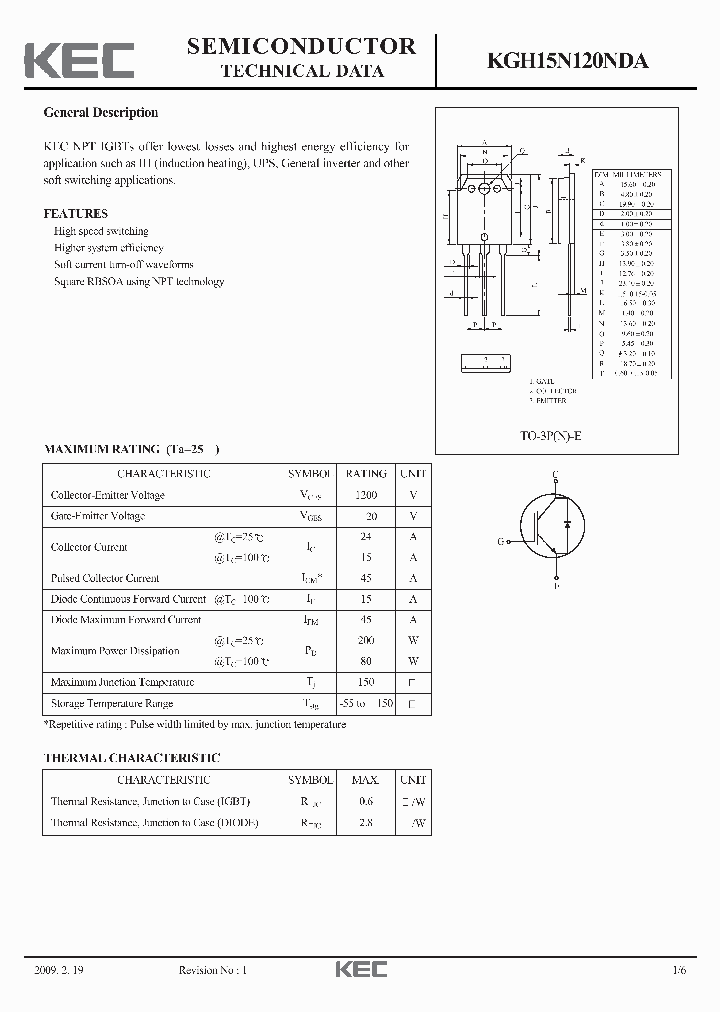 KGH15N120NDA_4490037.PDF Datasheet