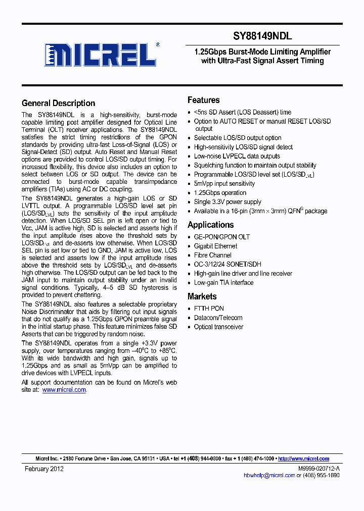 SY88149NDLMG_4490285.PDF Datasheet