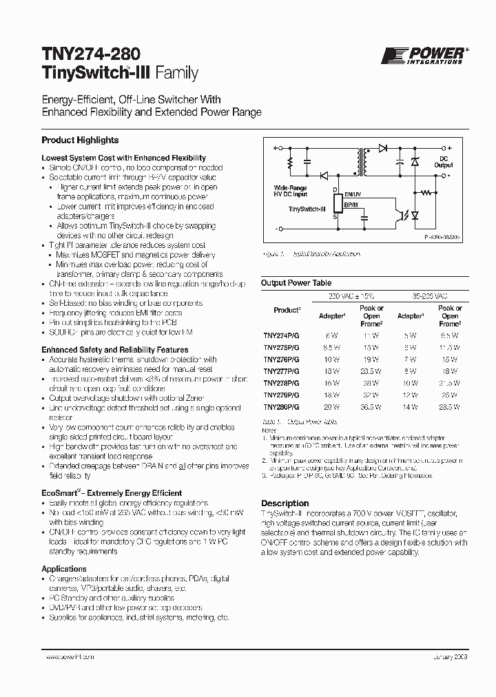 TNY279GN-TL_4492688.PDF Datasheet