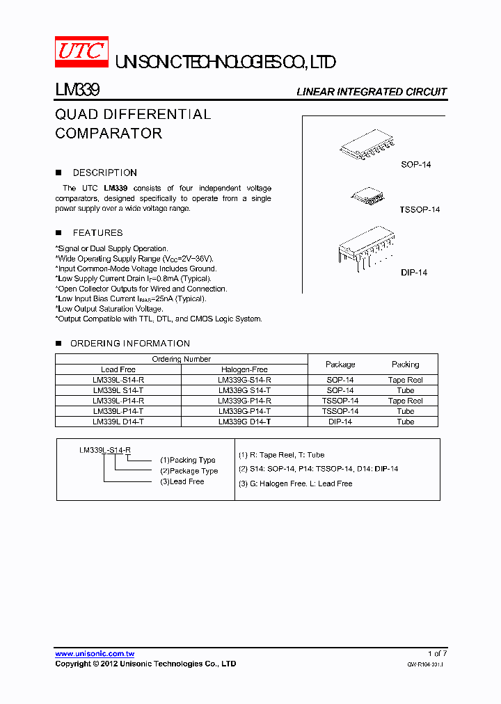 LM339G-P14-T_4492717.PDF Datasheet