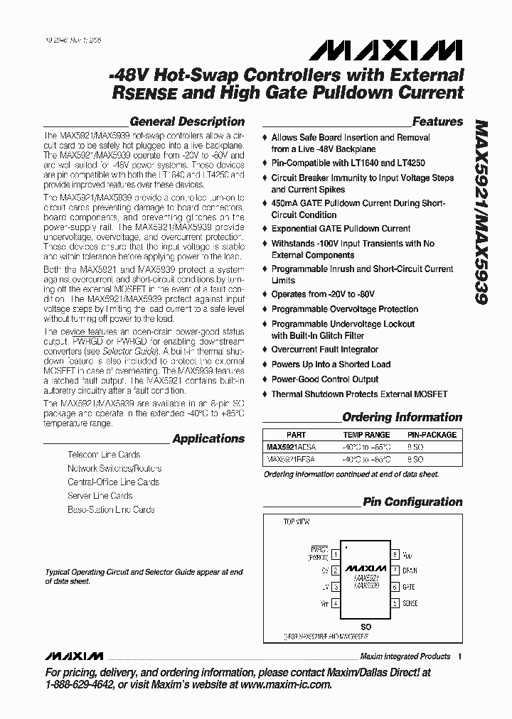 MAX5939HESA_4493574.PDF Datasheet