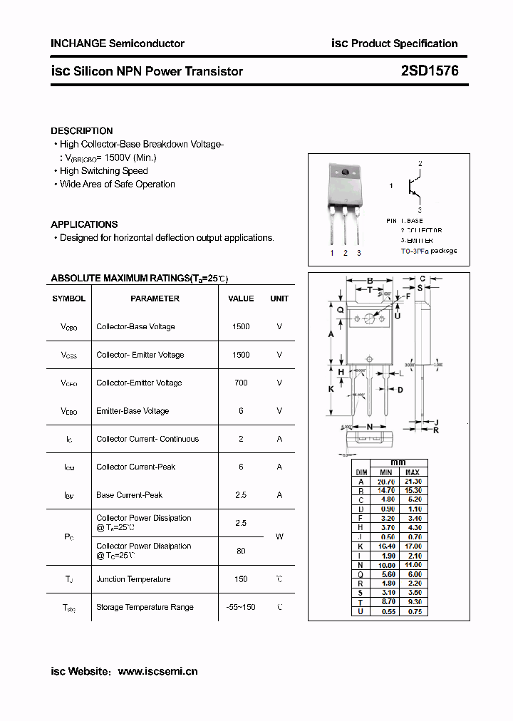 2SD1576_4494729.PDF Datasheet