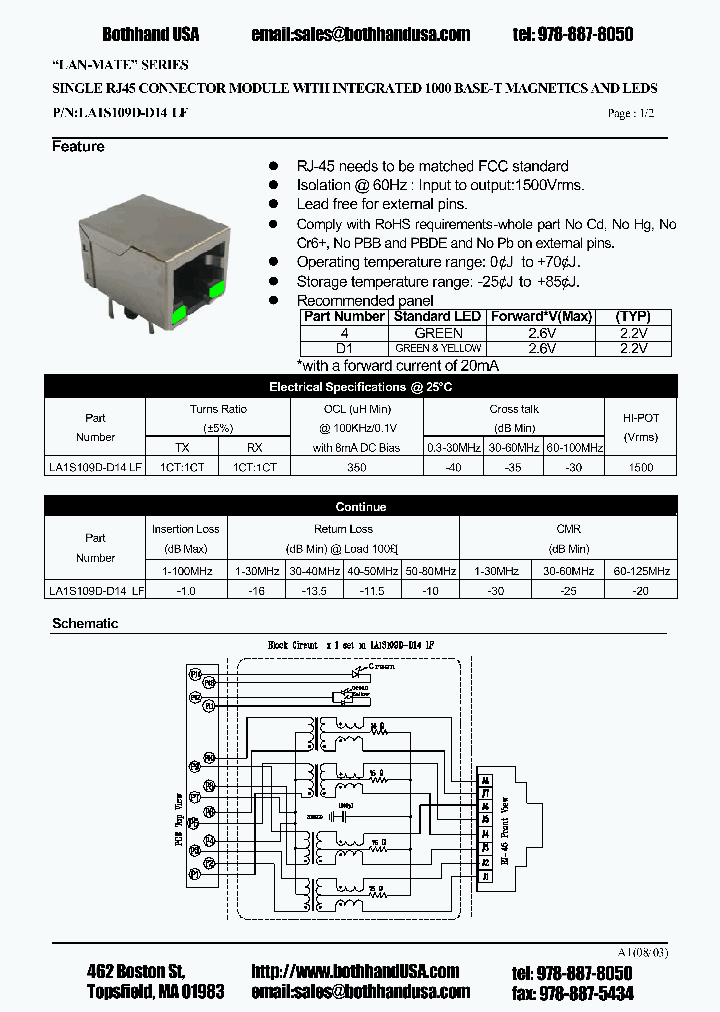 LA1S109D-D14LF_4496615.PDF Datasheet