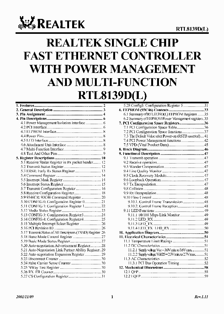RTL8139DL_4497275.PDF Datasheet