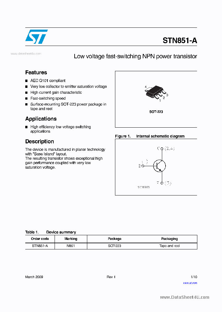 STN851-A_4497624.PDF Datasheet