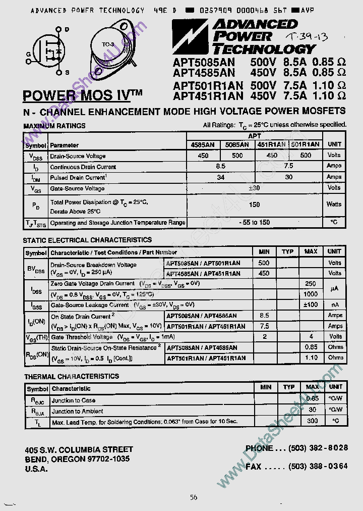 APT451R1AN_4498027.PDF Datasheet