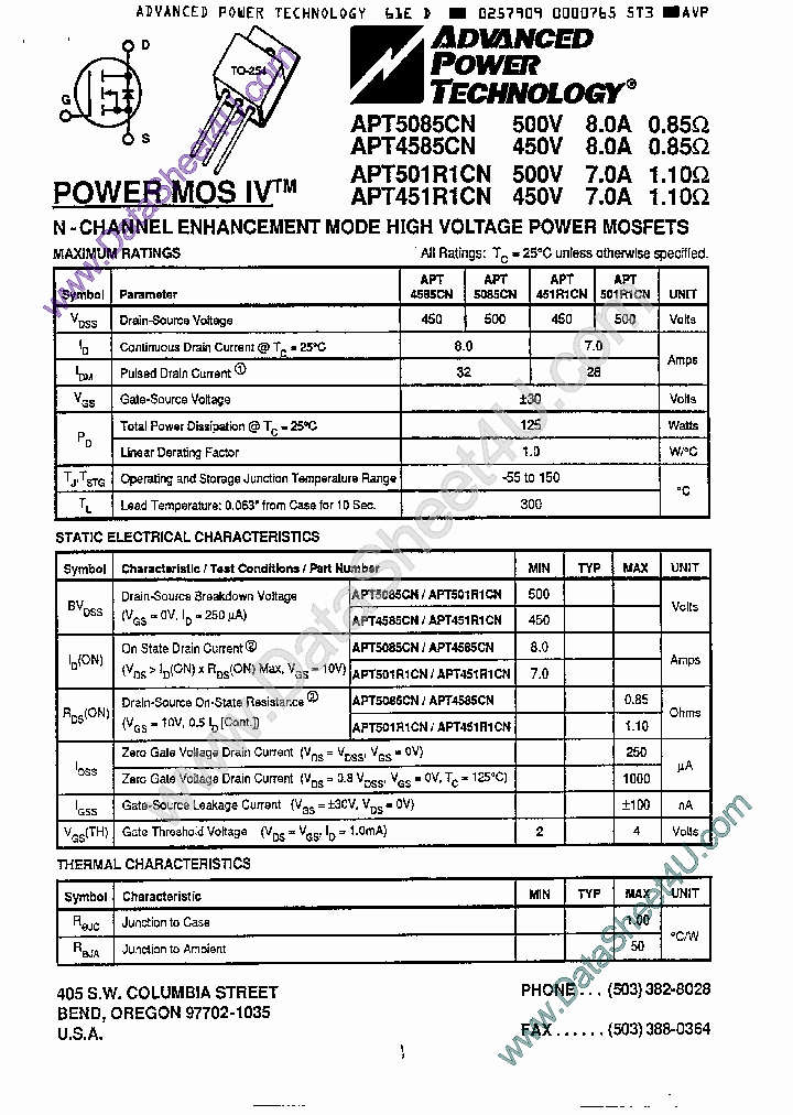 APT451R1CN_4498028.PDF Datasheet