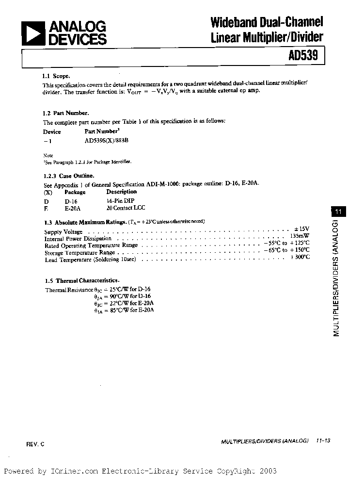 AD539SE883B_4501486.PDF Datasheet