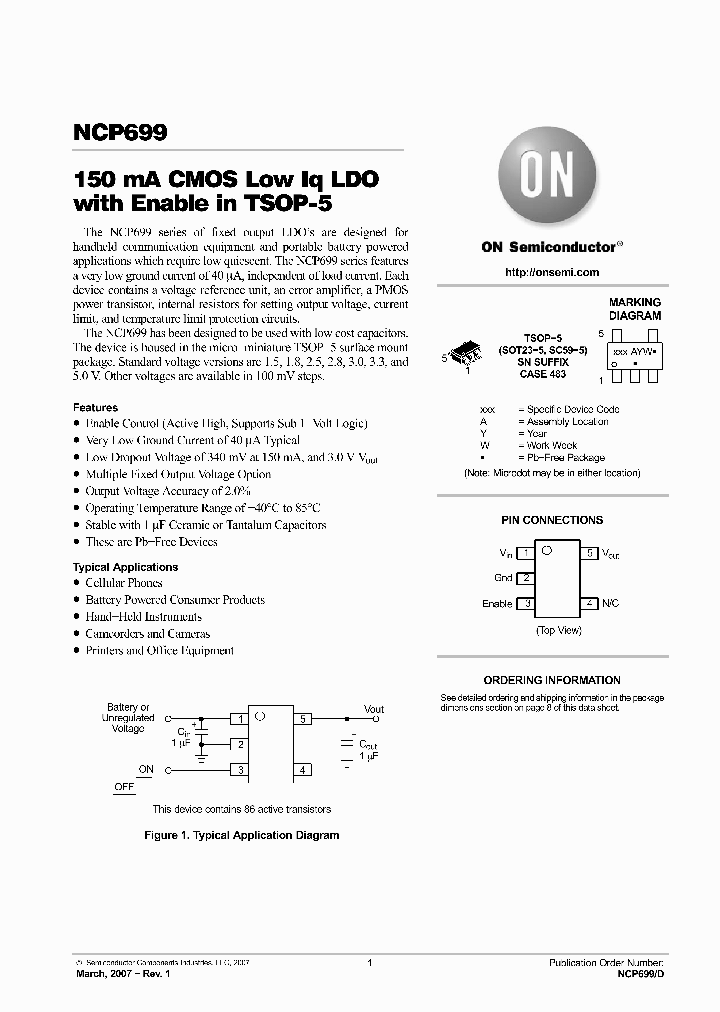 NCP699SN18T1G_4501810.PDF Datasheet