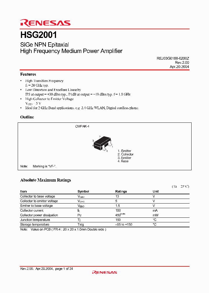 HSG2001_4503689.PDF Datasheet