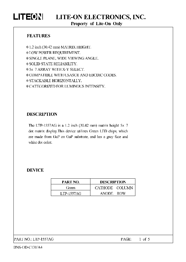 LTP1557AG_4503946.PDF Datasheet