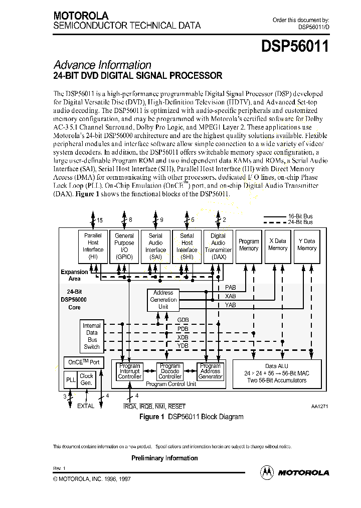 DSP56011DS_4504677.PDF Datasheet