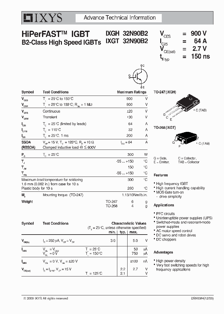 IXGT32N90B2_4504526.PDF Datasheet