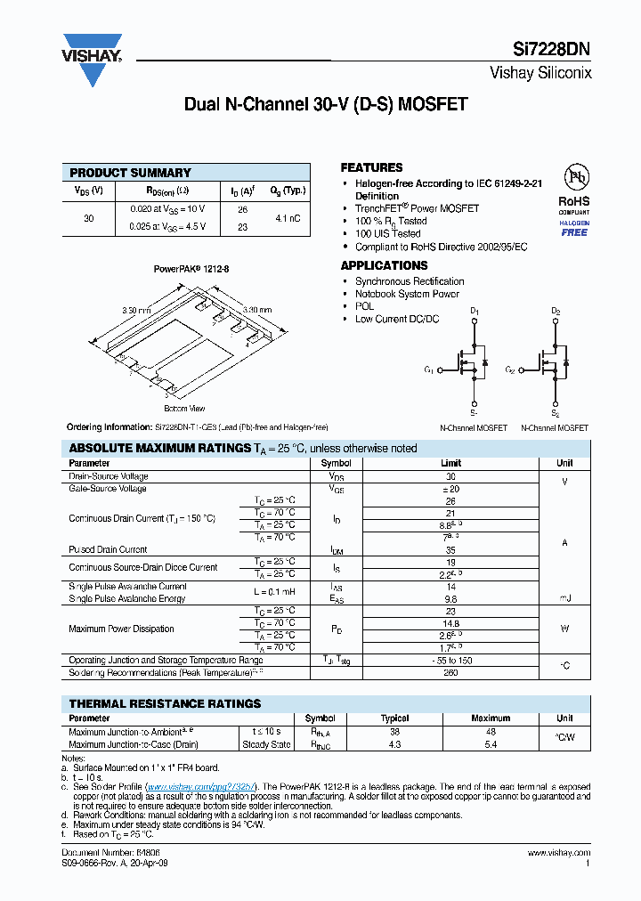 SI7228DN-T1-GE3_4504668.PDF Datasheet