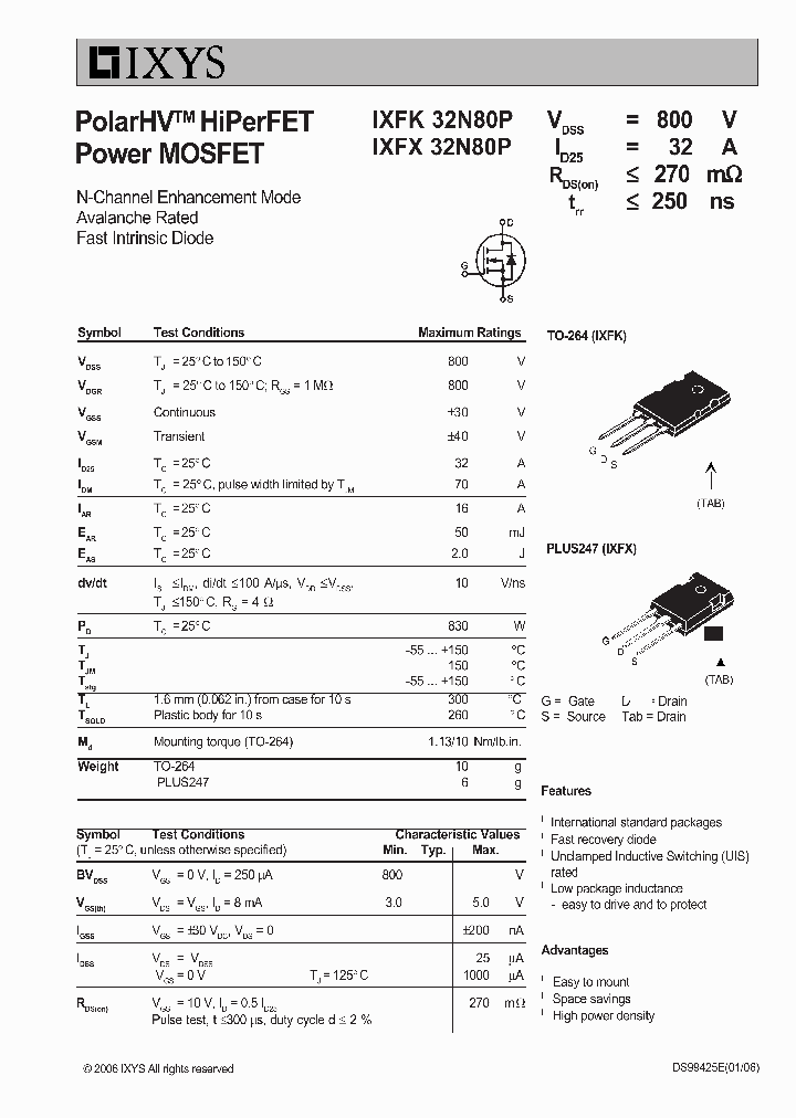 IXFK32N80P_4504953.PDF Datasheet