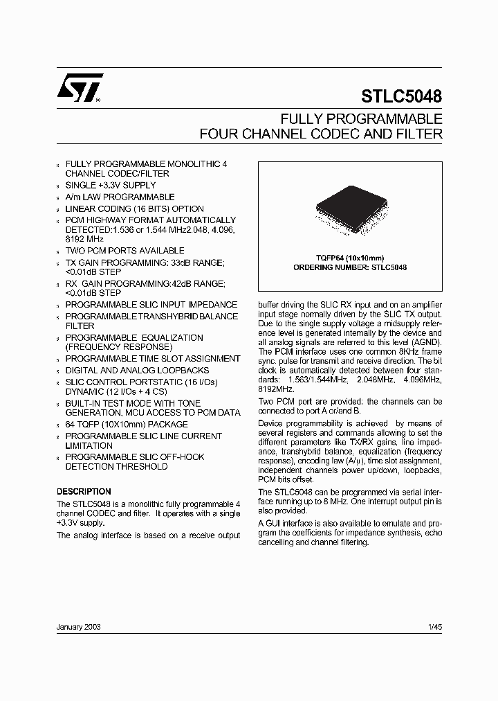 STLC5048_4505781.PDF Datasheet