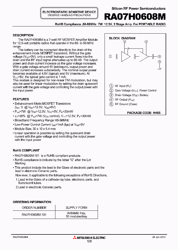 RA07H0608M10_4507299.PDF Datasheet