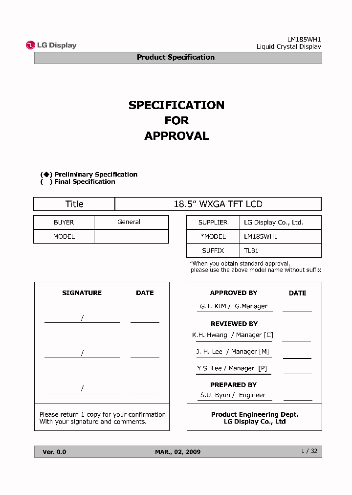 LM185WH1-TLB1_4507867.PDF Datasheet