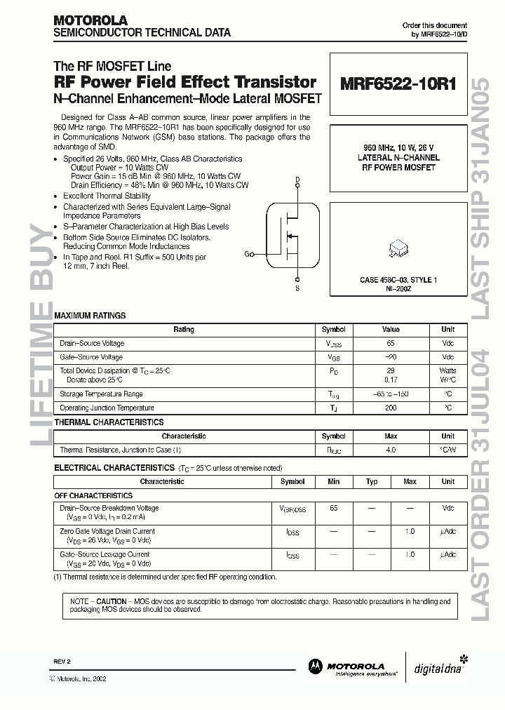 MRF652210D_4508245.PDF Datasheet